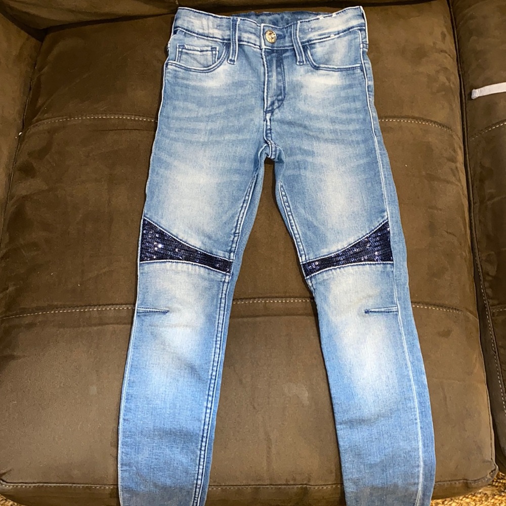 Girls Skinny Jeans Size 6-7Y